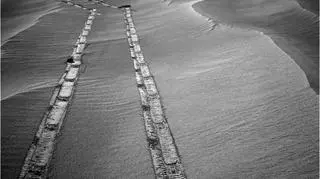 Zdjęcie wykonane przez łazika Opportunity (z 2010 roku)