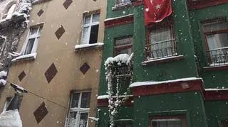 Zima zapanowała także w Stambule