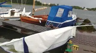 Zniszczenia po burzy w Olsztynie (Arkadiusz/Kontakt 24)