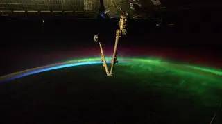 Zorza z perspektywy ISS