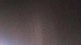 Zorza zaobserwowana we wtorek (fot. Magdalena Buczyńska)