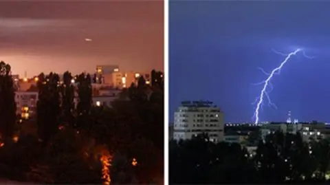 Nocą było burzowo