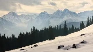 Zła pogoda w Tatrach sprawia, ze warunki turystyczne są złe