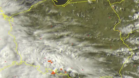 Wyładowania atmosferyczne nad Polską