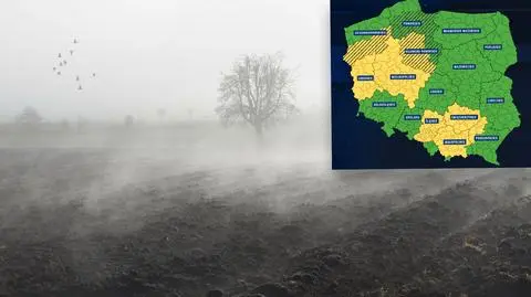 Gęsta mgła. Ostrzeżenia IMGW w ośmiu województwach