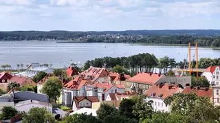 Giżycko - widok na jezioro Niegocin