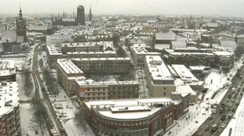 W piątek na brak śniegu nie mogą narzekać mieszkańcy Gdańska