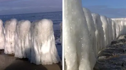 Lodowe chochoły na granicy dwóch żywiołów