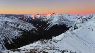 Tatry o zachodzie słońca