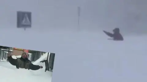 Śnieg zasypał wielkie miasto