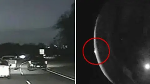 Meteor zarejestrowany przez NASA