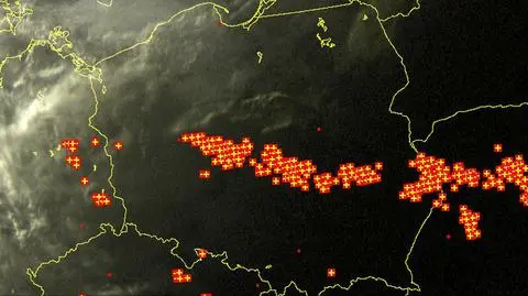 Trwa wędrówka burz. Nocą nadal będzie grzmieć