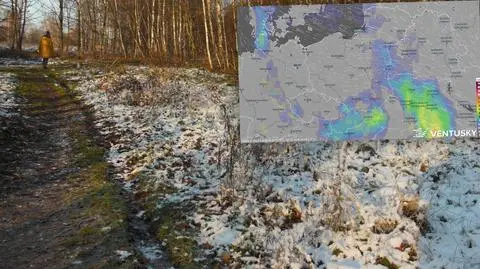 Miejscami popada śnieg