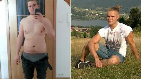 Kuba Kos, któremu udało się zrzucić aż 21 zbędnych kilogramów