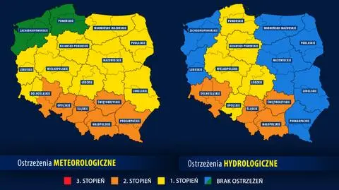 Ostrzeżenia pogodowe IMGW