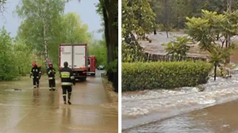 Burze odcięły drogi, mieszkańcy w potrzasku