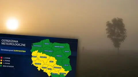 Uwaga na mglisty poranek. Obowiązują ostrzeżenia
