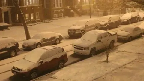 Zaśnieżone Chicago