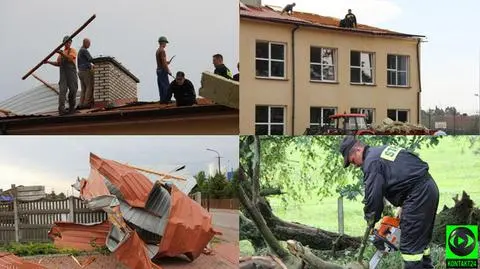 Wichury i burze niszczyły domy. Scena w Mrągowie zdemolowana