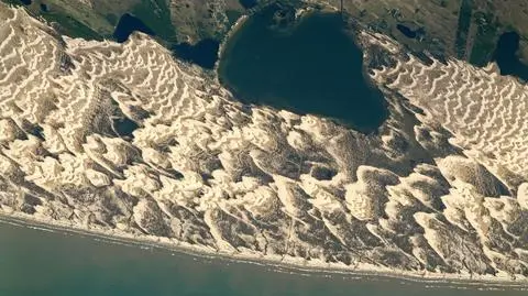 Barchany u wybrzeży południowej Brazylii