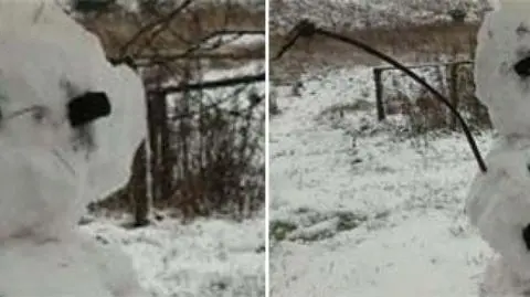 Jest śnieg, jest i pierwszy bałwan