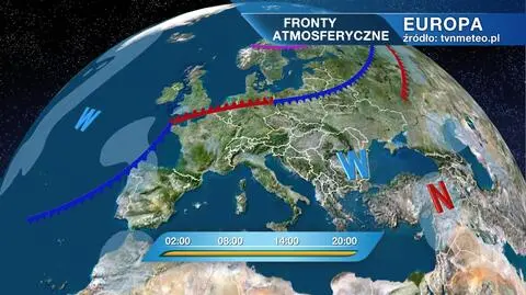 Fronty atmosferyczne nad Europą