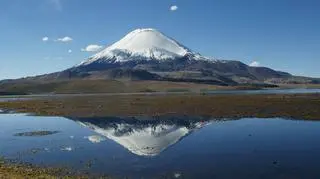 Jeden z wulkanów Parku Narodowego Lauca w Chile
