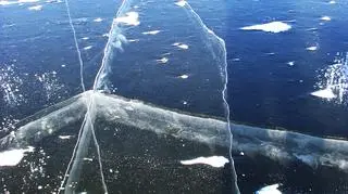 Oderwanie się kry spowodował lodołamacz