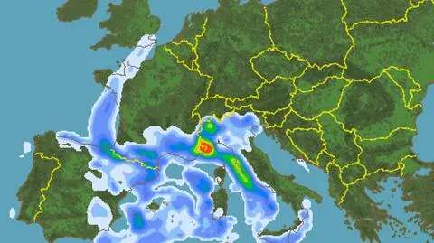 Wielkie ulewy na południu Europy 