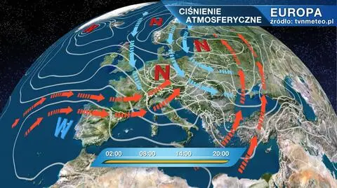 Ciśnienie atmosferyczne nad Europą