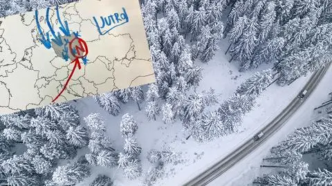 W niektórych regionach spadł śnieg