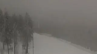Świeradów Zdrój w Karkonoszach o poranku
