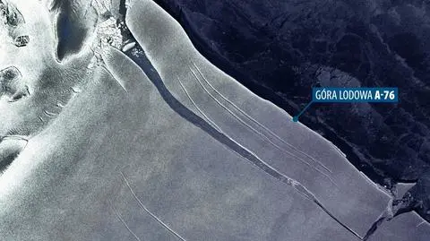 Od Antarktydy oderwała się góra lodowa. Jest największa na świecie