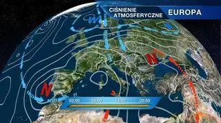 Ciśnienie atmosferyczne w Europie