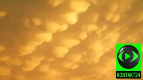 "Krowie wymiona" na niebie