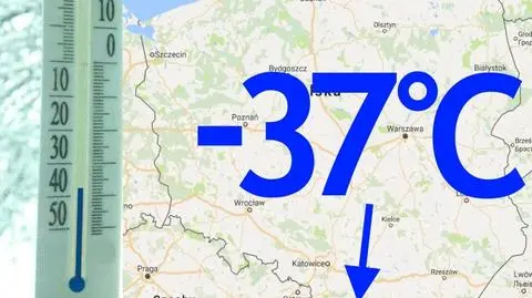 -37 st. C w niedzielę rano w Małopolsce