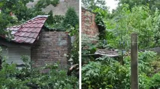 Zerwane dachy w Żywcu