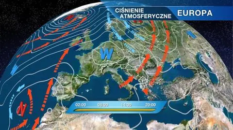 Sytuacja baryczna nad Europą