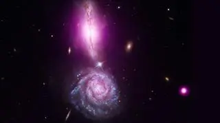 Para galaktyk VV 340, zdjęcie teleskopu Hubble'a