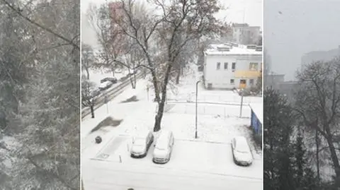 Zima nie daje za wygraną. Miejscami zrobiło się biało