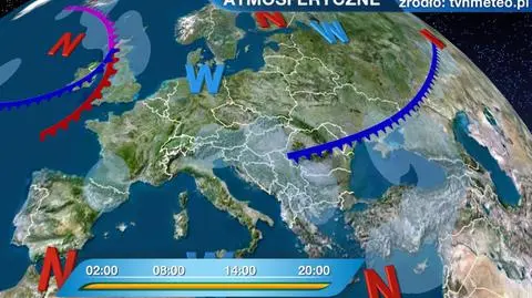 Fronty atmosferyczne nad Europą