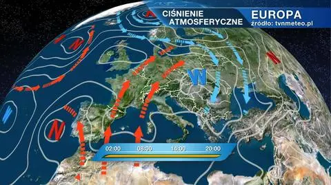 Masy powietrza nad Europą
