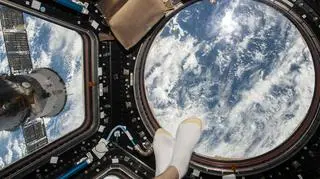 Selfie z Międzynarodowej Stacji Kosmicznej