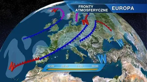 Fronty atmosferyczne nad Europą