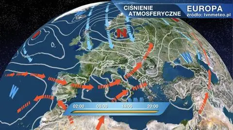 Ciśnienie atmosferyczne w Europie