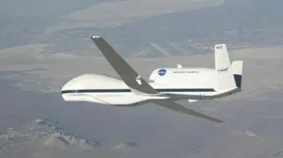 Global Hawk w powietrzu