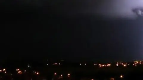 Tej nocy grzmiało m.in. w Raciborzu (woj. śląskie)