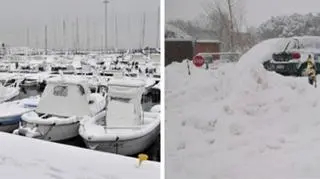 Śnieg sypnął m.in. w Bolonii i mieście La Spezia