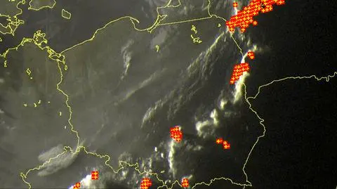 Burze w Polsce o godz. 20.05