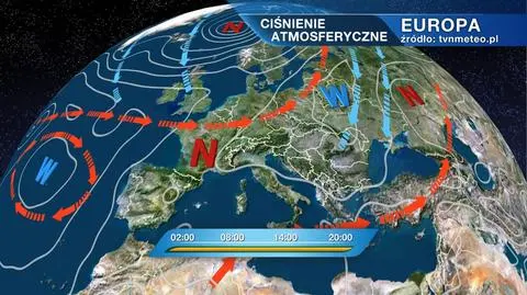 Ciśnienie atmosferyczne w Europie